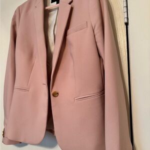 Banana Republic Pink Blazer Structured Suit Jacket